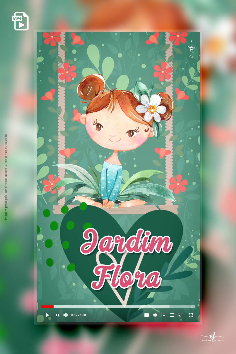 Convite Animado Flora