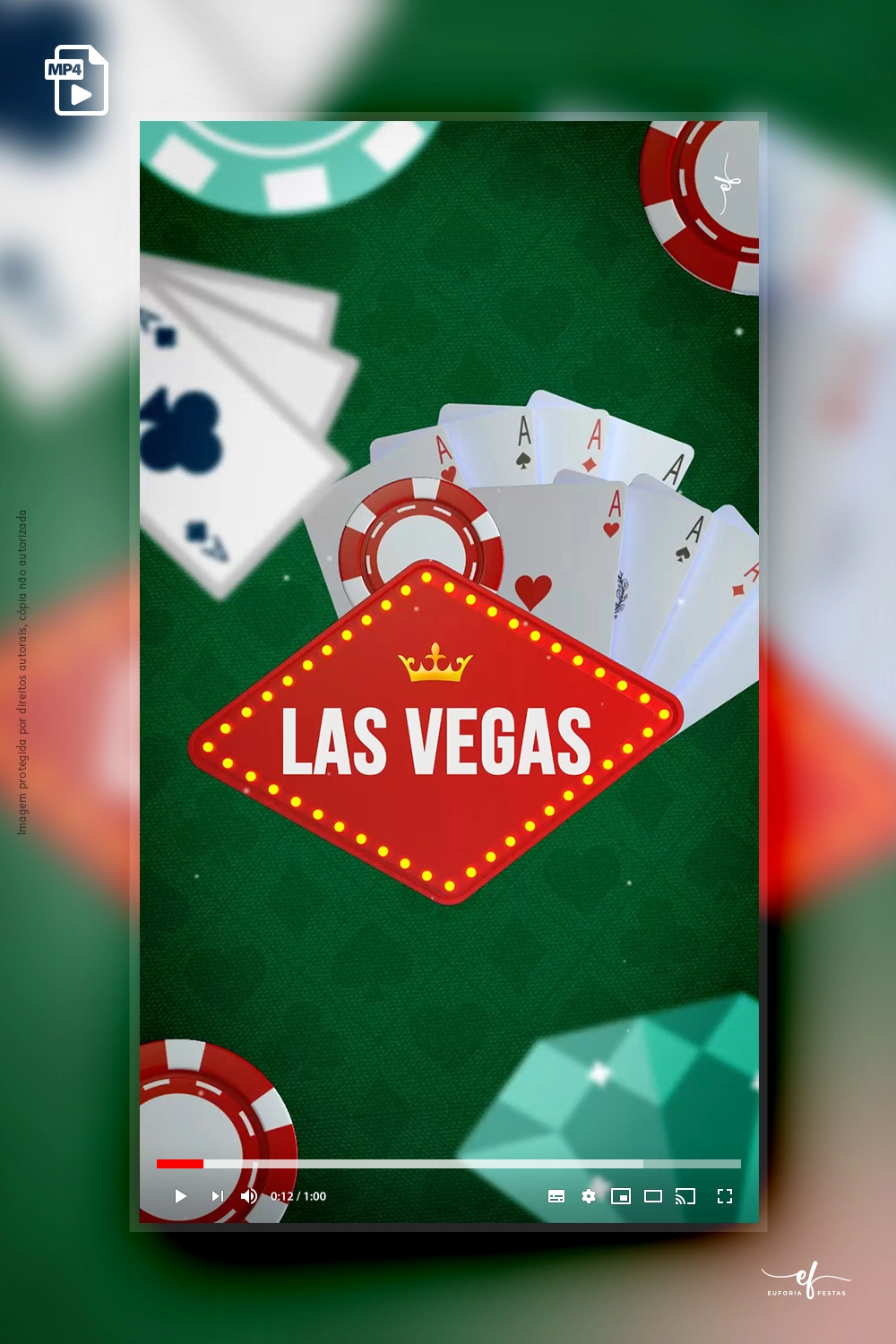 Convite Animado Vegas