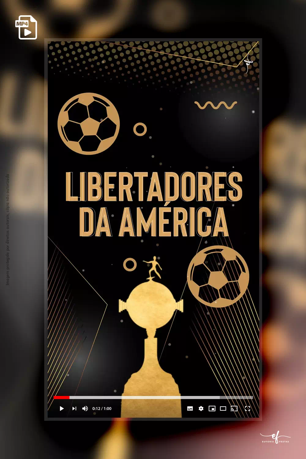 Convite Animado Futebol Libertadores