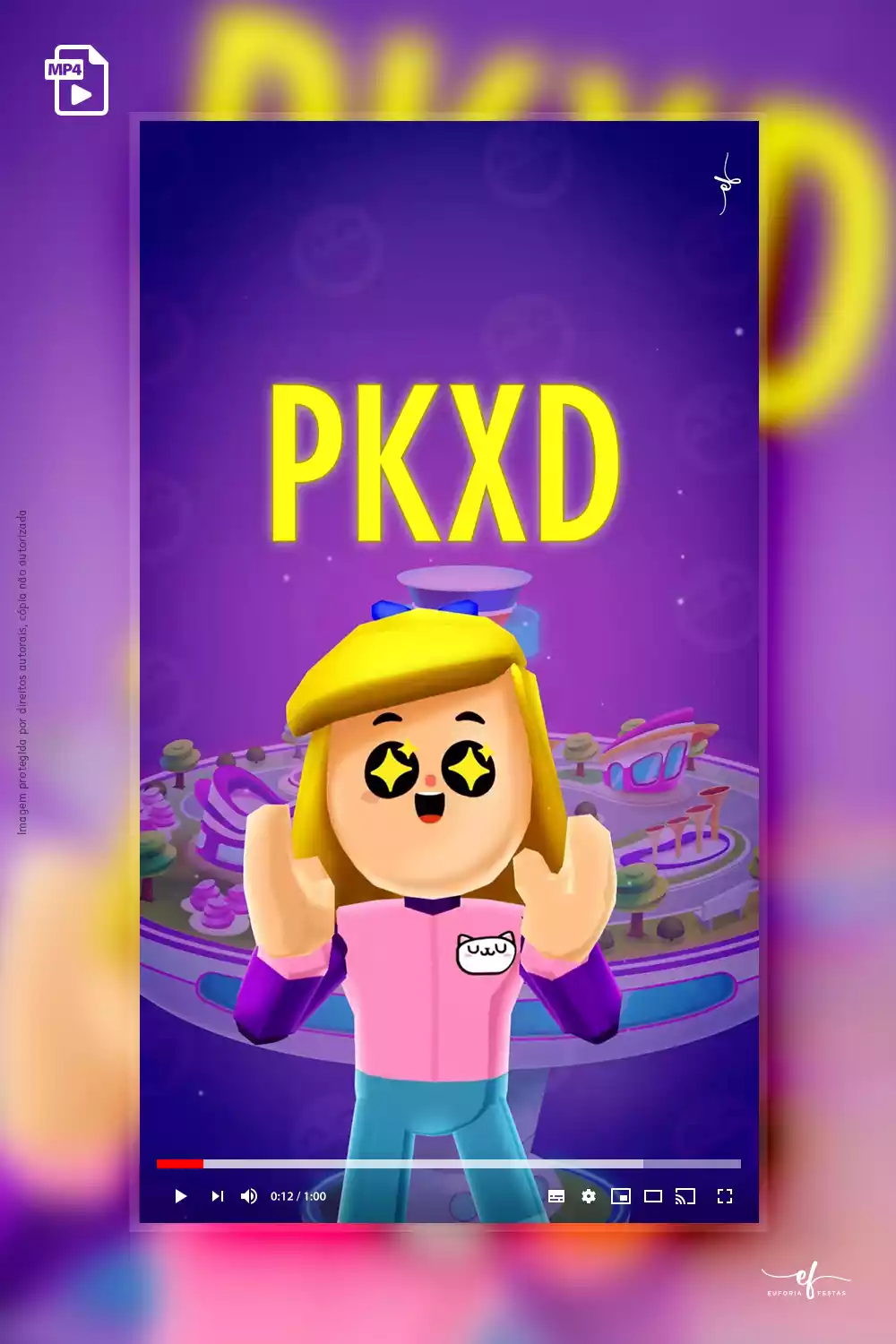 Convite Animado PK XD
